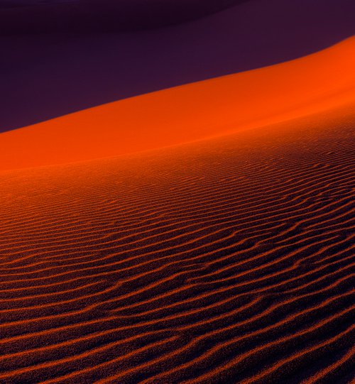 Mesquite Dunes Death Valley by Nick Psomiadis