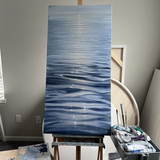 Diamonds of The Sea Oil painting by Eva Volf | Artfinder