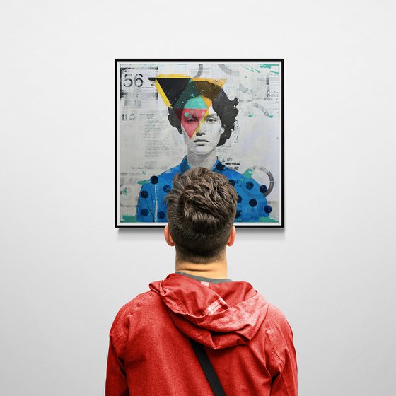 343_Geometric portrait