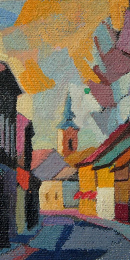 Bewitched Street / Miniature by Maja Đokić Mihajlović