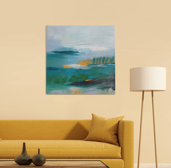 Sunset over the lake -  special price
