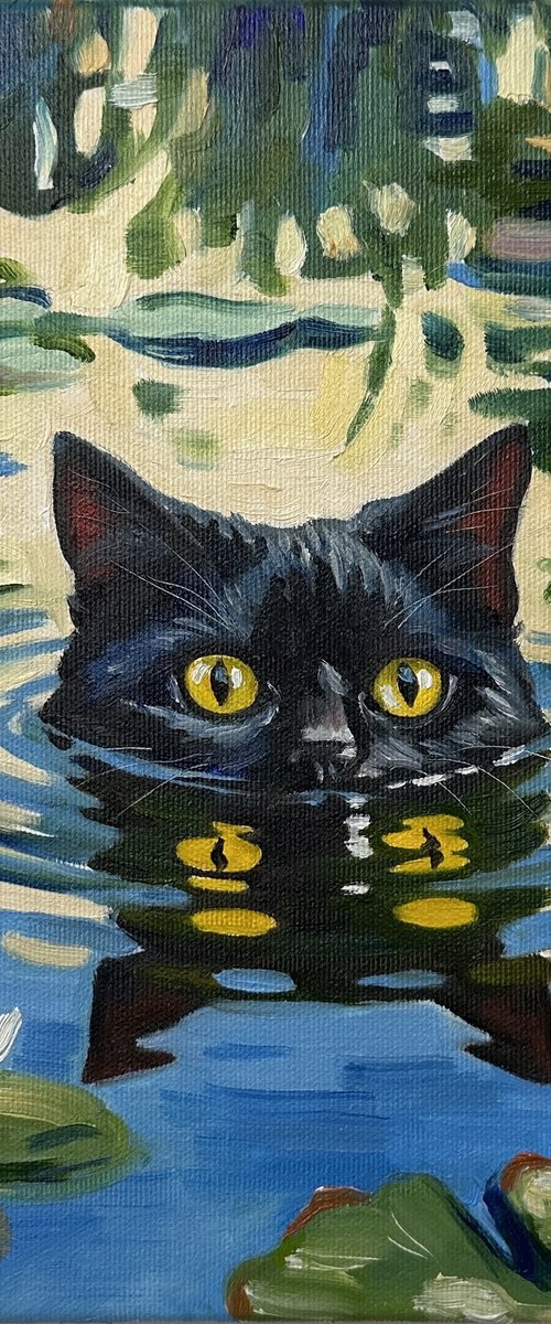Monet’s Quiet Guest by VICTO