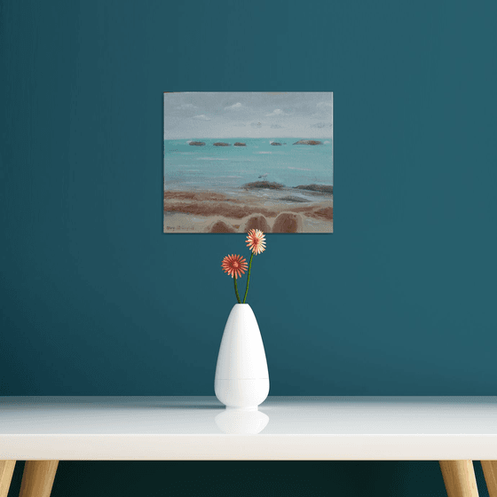 Impressionist Beach Scene 2