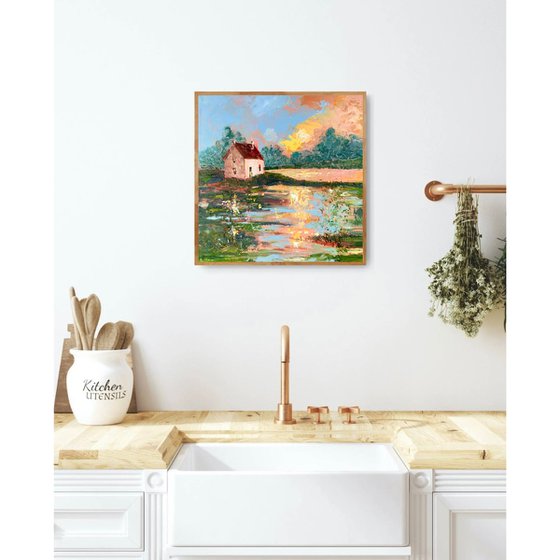 Sunset Cottage on Walden Pond