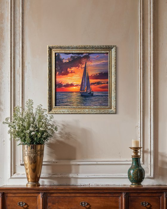 Through the Flames of Sunset