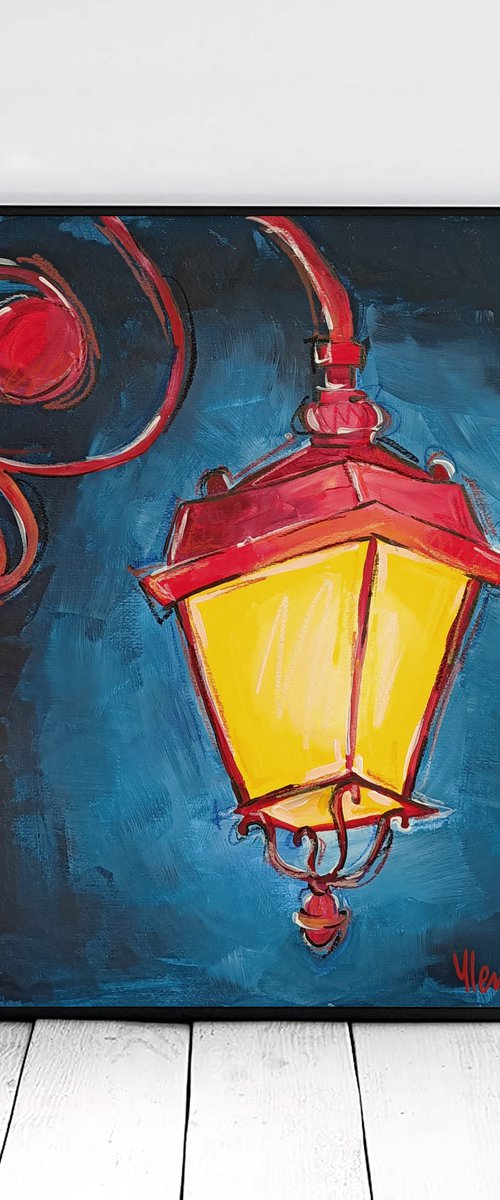 street lamp in the night/Lampione nella notte by Ylenia Giuliano