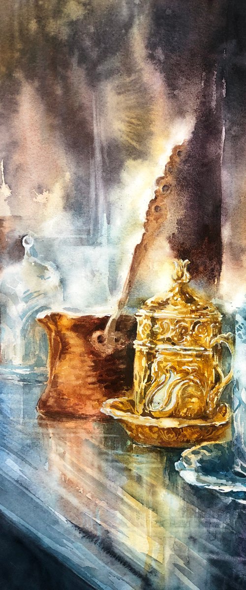 Turkish coffee by Larissa Rogacheva