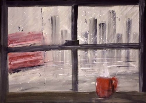 Abstract "Coffee break" by Paul Simon Hughes