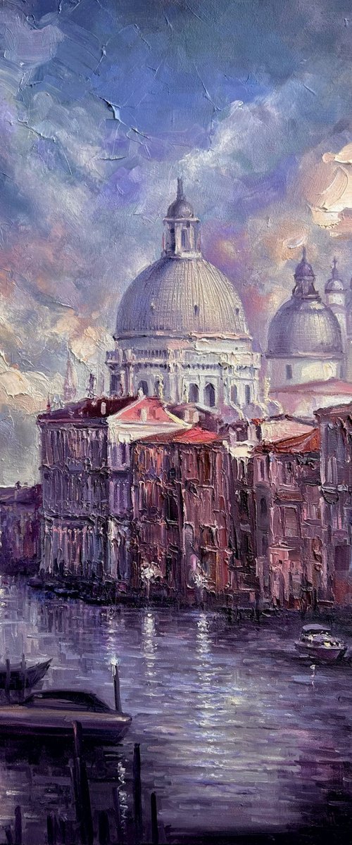 Violet Grand Canal by Artem Grunyka