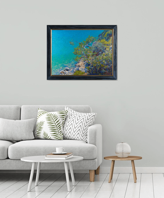 Pine in the Blue Lagoon