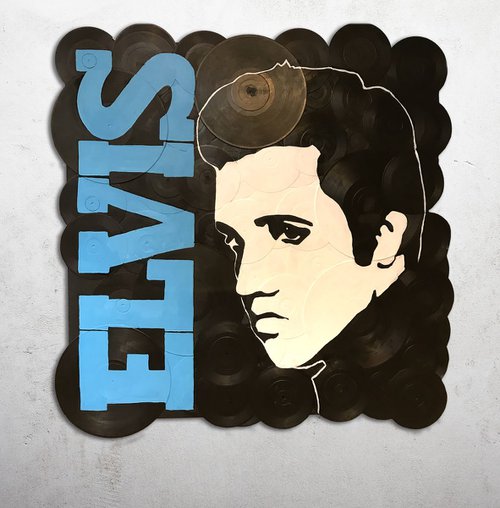 Elvis on vinyl by Mr B