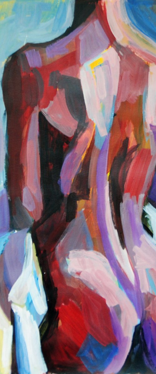Nude  1 / 41 x 40.7 cm by Alexandra Djokic