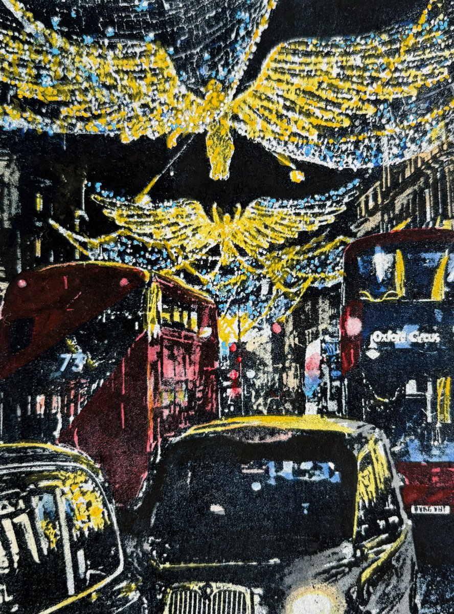 Limited Edition Print , London Lights By Diane Mclellan, 8 X 11, Artwork For Sale On Artfinder