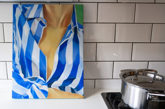 Blue Striped Shirt