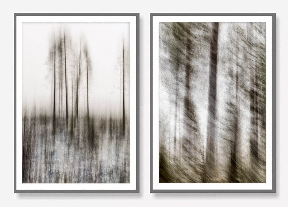 Impressionistic Photograph , Diptych N.4 By Karim Carella, 47 X 33, Artwork For Sale On Artfinder