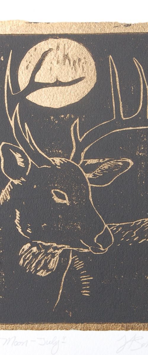 "Full Buck Moon - July" by Lorie Schackmann