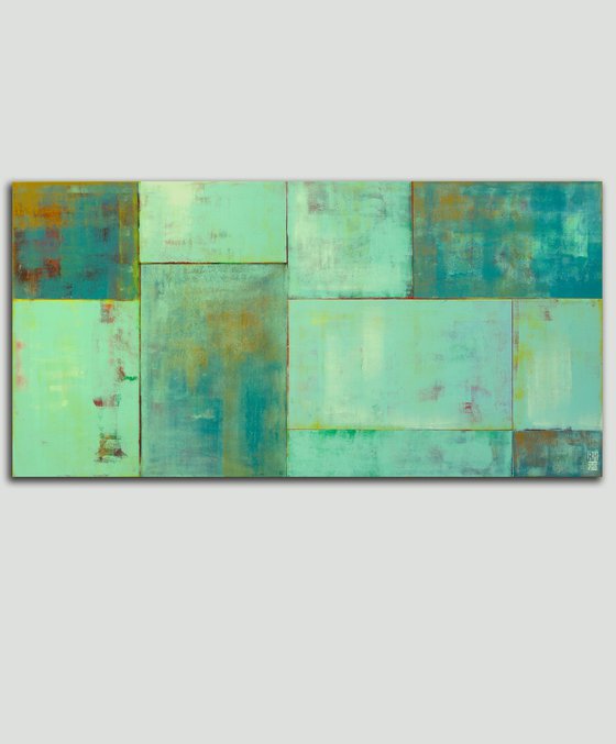 Turquoise Tiles Landscape