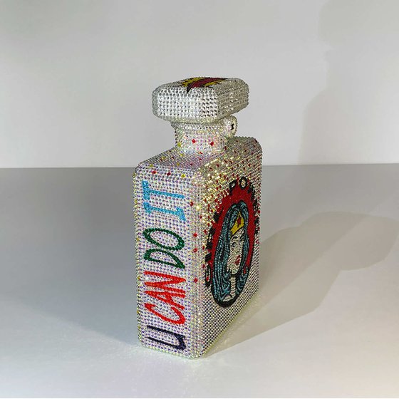 You can do it - Swarovski Crystals Sculpture