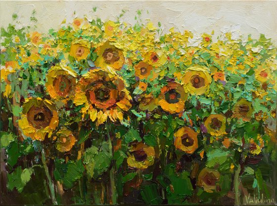 Sunflowers Original Oil painting