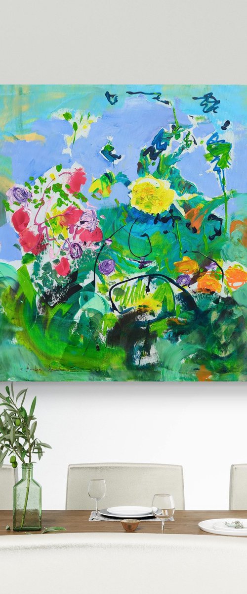 Dahlias by Helen Shukina