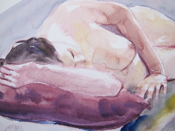 reclining female nude