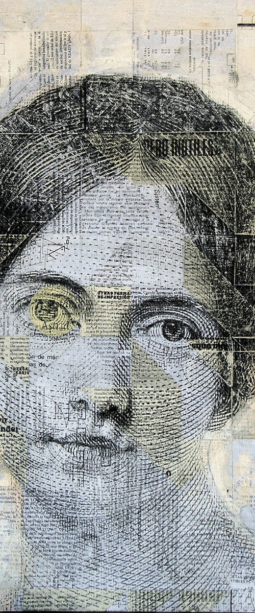 Collage_25_60x60 cm_Vintage Portrait by Manel Villalonga