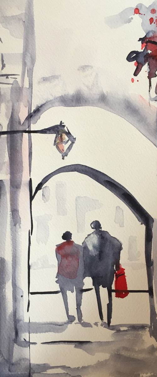 Passages in black and white by Bronwen Jones