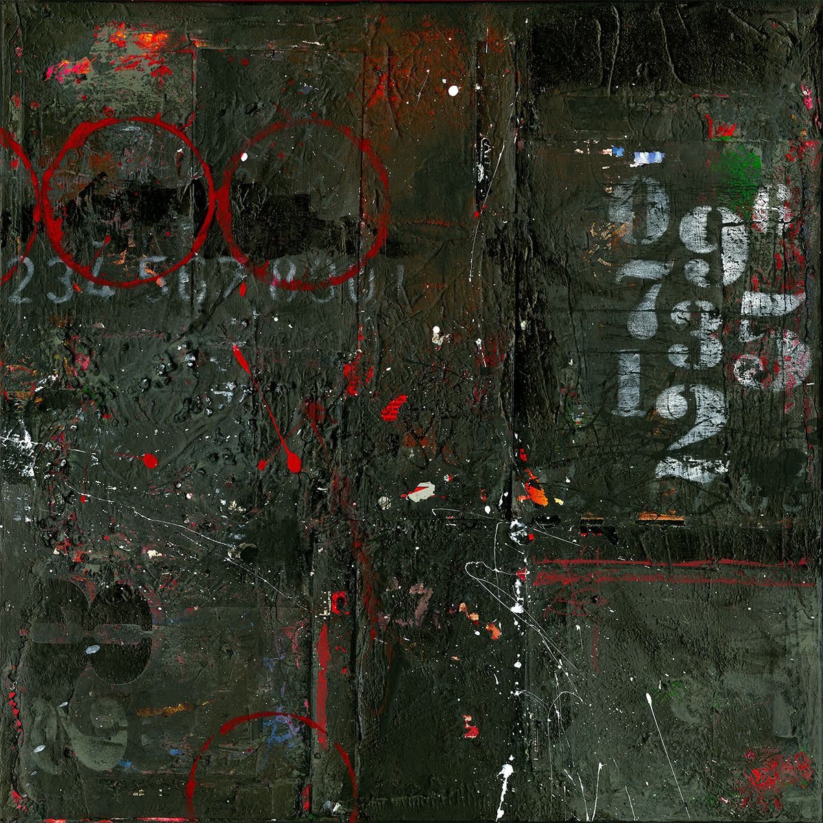 Urban Soul -  Textured Abstract painting by Kathy Morton Stanion by Kathy Morton Stanion