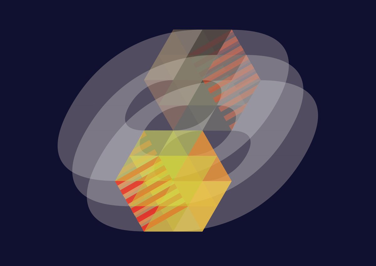 Graphic Cityscapes Giclee Print By David Gill, 17 X 12, Trap Circuit 1, Original Artwork