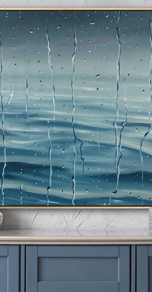 The Beach in the Rain by Alanah Jarvis