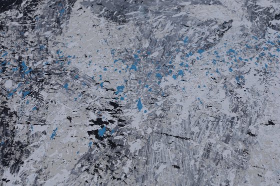 Blue Black White