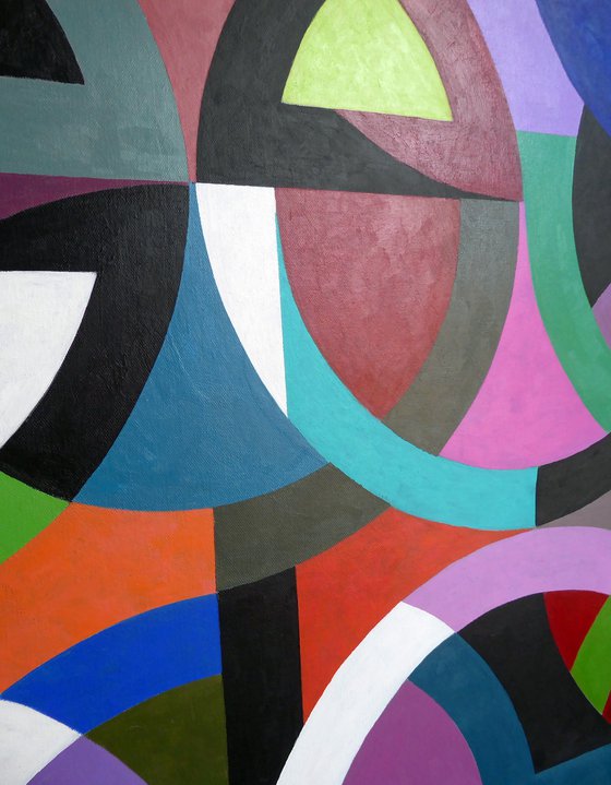 LARGE COMPOSITION: INTERPLAY OF SHAPES