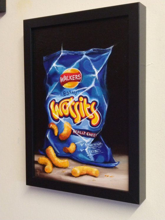 Wotsits crisps still life