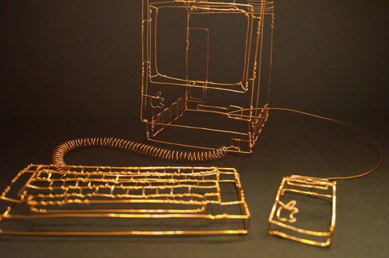 Apple Mac Computer Sculpture