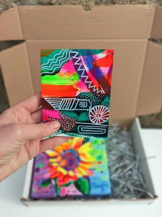 Art gift box - Sunflower