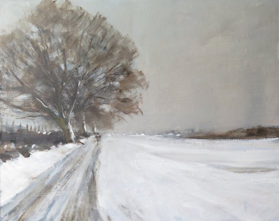 Snow near Coxwold.