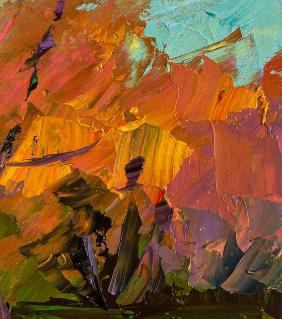 Quiet Autumn in the Sun's Rays