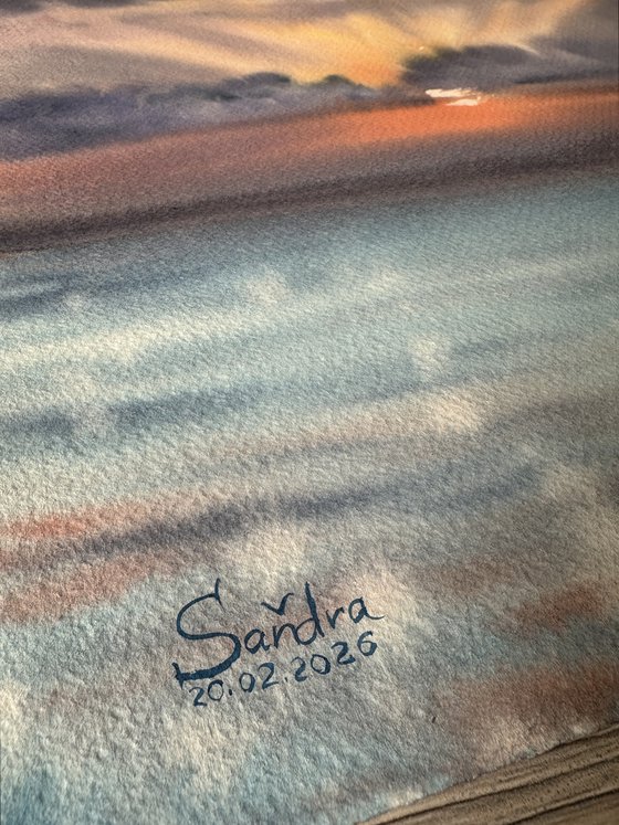 Hopeful Rays Through Dark Clouds