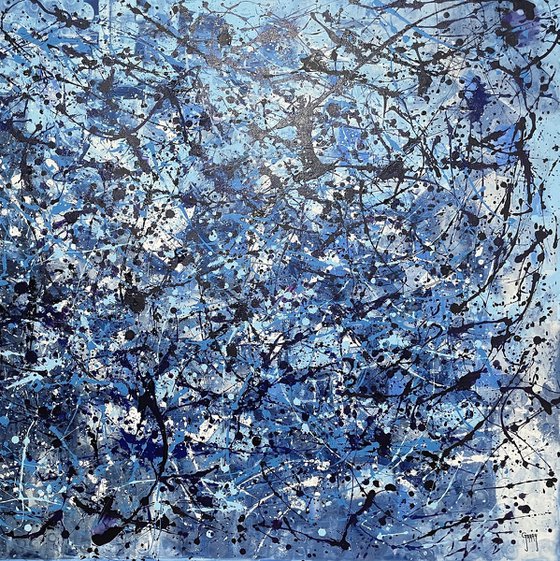 Abstraction in Blue and White