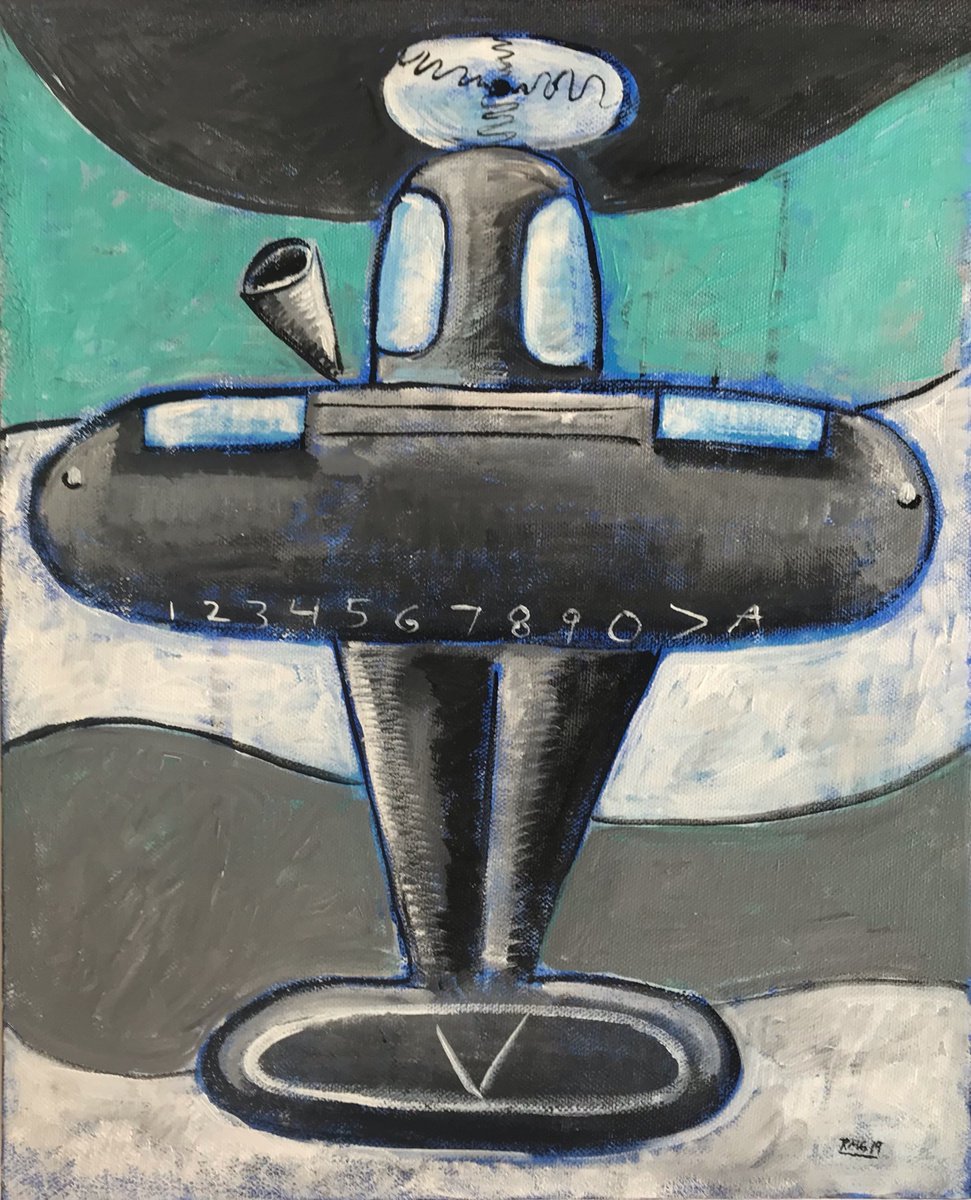 The Gray Airplane by Roberto Munguia Garcia