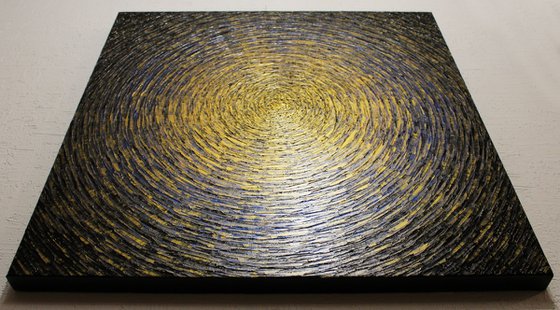 Large shine gold grey colors