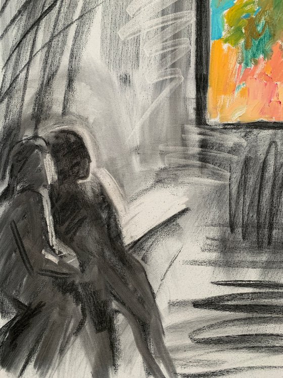 Spring. Two by the Window