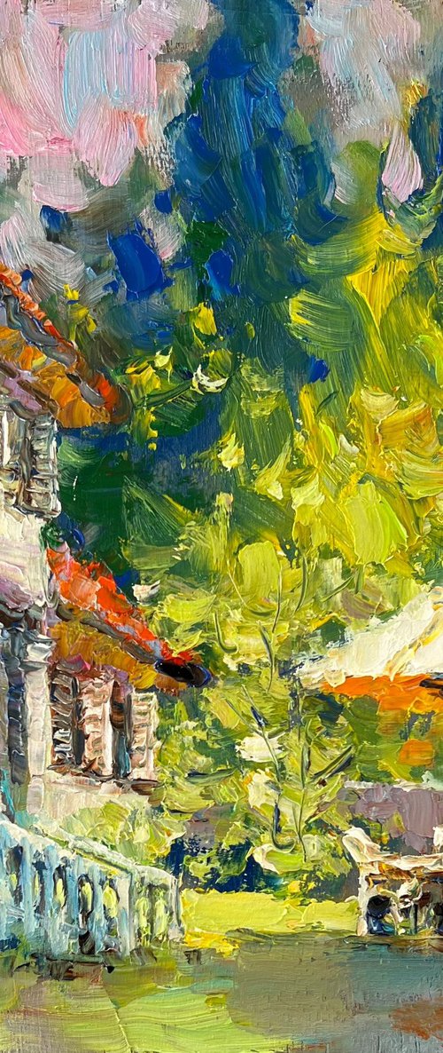 Afternoon Tea in Summer by Dong Lin Zhang