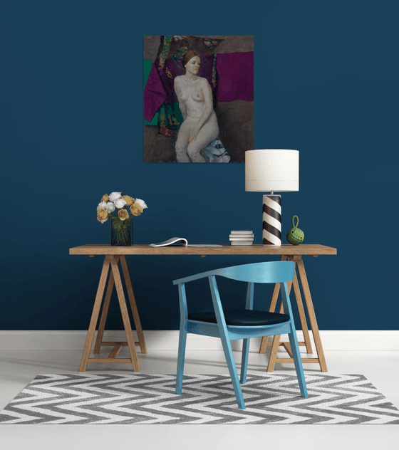 Pearl – Original Nude Oil Painting