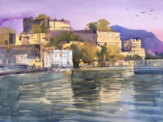 Indian Venice. City on Water Udaipur