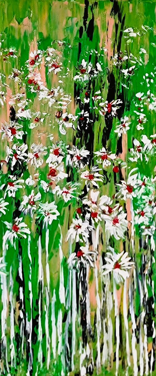 Daisies In The Grass 5 by Daniel Urbaník