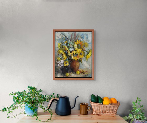 Warm Floral Composition