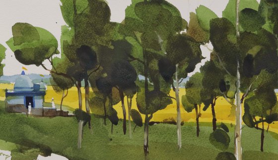 Yellow green composition 4