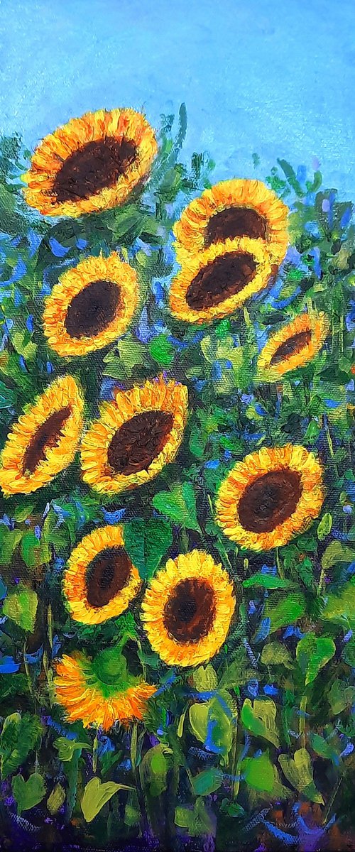 Summer Sunflowers by Asha Shenoy