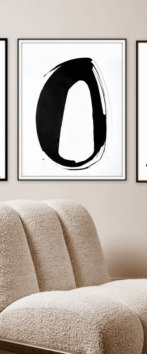 Abstract artwork. Set of 3. by Nadia Moniatis